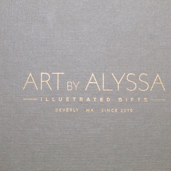 NEW GIFT - ART BY ALYSSA WATTERS 4 TILES/COASTERS - Picture 2 of 8